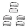 thumbnail image 2 of Decodeary 2 Pack Stainless Steel Dive Belt D Rings Weight Keeper for 5cm Webbing Style A 3Set, 2 of 6