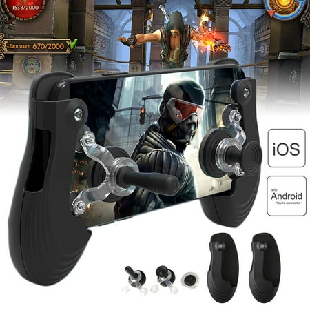 Mobile Phone Gaming Controller Touch Screen Mobile Mini Gamepad Joystick with Rocker for PUBG IOS / (Best Cheap Midi Pad Controller)