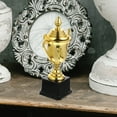 thumbnail image 2 of 2pcs Gold Award Trophies Portable Plastic Trophies Delicate Competition Winner Trophies, 2 of 9