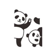 thumbnail image 3 of Adhesivos de pared de PVC con dibujos animados de panda para decoración Switch, 3 of 4