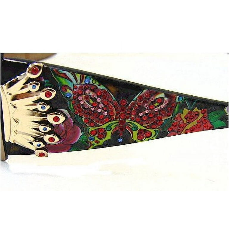 Christian Audigier Fantasy Sunglasses - Tortoise - Walmart.com