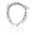 thumbnail image 1 of Flower Headband Simulation Lavender Flower Garland Clothes Accessory for Beach Vacation(White), 1 of 8