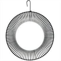 Peanut Wreath Bird Feeder 16 Inch, Rust & Waterproof Solid Steel DurableWhole Wild with Hanging Hook