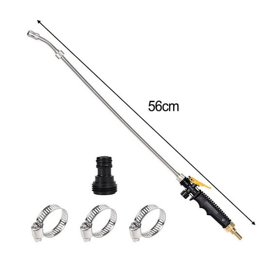 Sprayer Wand 3/8\" Brass Barb Stainless Steel Sprayer 29 Inches Replace 56cm