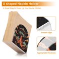thumbnail image 4 of Spaceship Volcanos Napkin Holder for Table Clear Napkin Stand Paper Holder Acrylic Organizer Dispenser Napkins for Dinner Kitchen Restaurant Room, 4 of 8