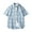 Light Blue, variant on Summer Casual Retro Checkered Button-Front Lapel Shirt with Chest Pocket Short Sleeve Lightweight Breathable Vintage-Inspired Men's Casual Button-Up Shirt Vintage Style
