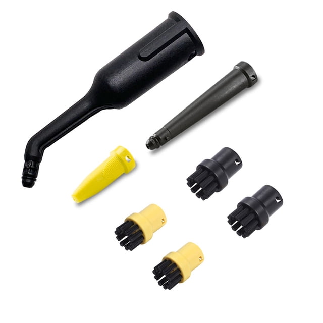Boquilla de Hendidura para Limpiador de Vapor, Cabezal de Boquilla de Rociador para SC1/SC2/SC3/SC4/SC5, Kits de Cepillo Redondo para Limpiador de Vapor