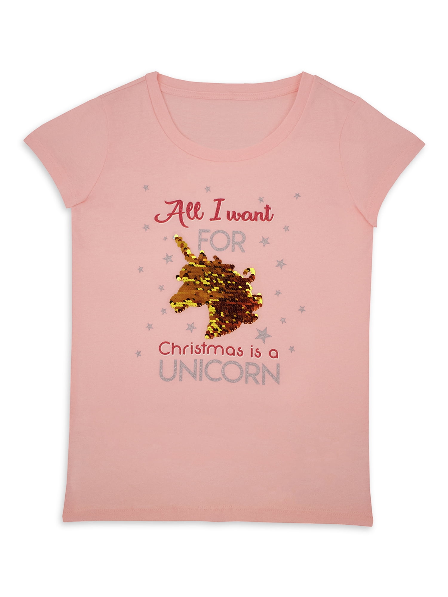 unicorn sequin flip shirt