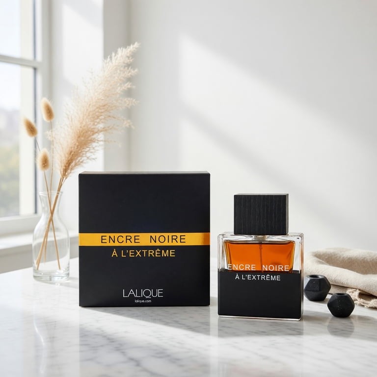 Lalique Encre Noire A LExtreme Eau De Parfum Spray for Men - 3.3