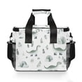thumbnail image 7 of FORMRS Insulated Cooler Bag 24 Cans Capacity Soft Leakproof Lunch Box with Side Pockets, Green Dinosaur Pattern, 7 of 7