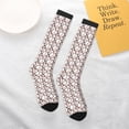thumbnail image 5 of JUNZAN Fun Novelty Knee Warmer High Socks Cute Baseball Design, 5 of 6