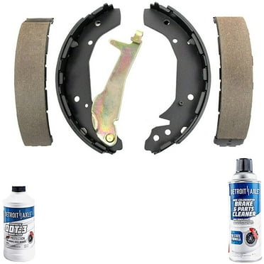 Detroit Axle - Rear Brake Shoes for 2009-2011 Chevy Cobalt HHR Pontiac G5 03-06 Chrysler Sebring Dodge Stratus Replacement Semi-metallic Brake Shoes