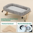 thumbnail image 3 of Zakkart SnugCloud Repisa para Ventana para Gatos Ortopédica con Respaldo, 3 of 7