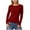 Wine, variant on Linfrsh Womens Long Sleeve Thermal Shirts Womens Long Sleeve Shirts Crew Neck Stretchy Fitted Ribbed Tops Basic Base Layer Soft Thermal Undershirts Tee Wine,M