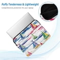 thumbnail image 2 of FORMRS 13"-13.3" Laptop Sleeve Protective Case Soft Carrying Quilted Computer Bag Cover, Hand Drawn Sailboats, 2 of 7