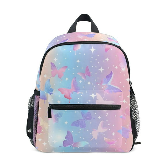 ALAZA Butterfly and Star in Gradient School Backpack Small Bookbag Mini Bags