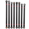 thumbnail image 1 of 1/10 Link Rod, High Quality Aluminium Alloy Material Metal Pull Rod Kit, For Axial SCX10 313mm Axle Distance Car Lovers Black, 1 of 8