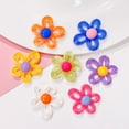 thumbnail image 4 of Zonest 10 Color 31x29mm Irregular Small Flower Charm Pendants for Women DIY Colorful Flower Jewelry Necklaces Making Findings, 4 of 20