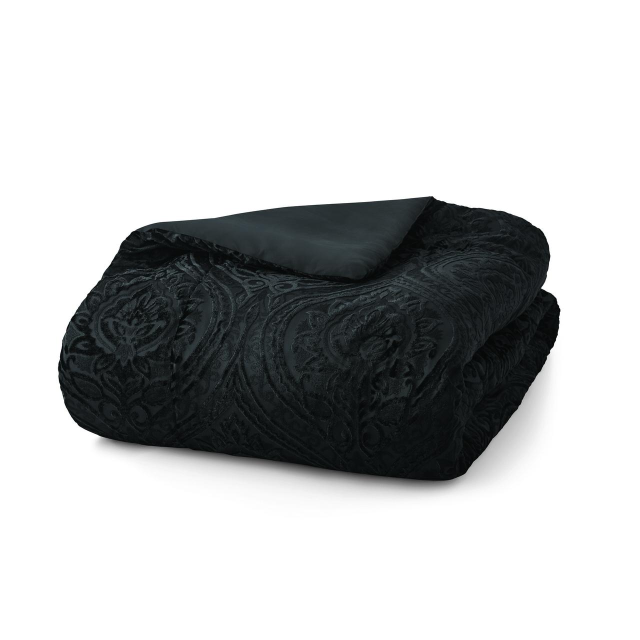 Mainstays 7-Piece Black Cougar Ogee Woven Comforter Set, King - image 4 of 6