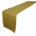 thumbnail image 6 of Darling Souvenir Metallic Gold Weave Natural Jute Burlap Table Runner Sewed Edges 12"" x 108"" Rustic Wedding Party Decoration, 6 of 7