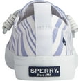 thumbnail image 4 of Women's Sperry Top-Sider Crest Vibe Beach Stripe Sneaker Blue/White Canvas 5 M, 4 of 6