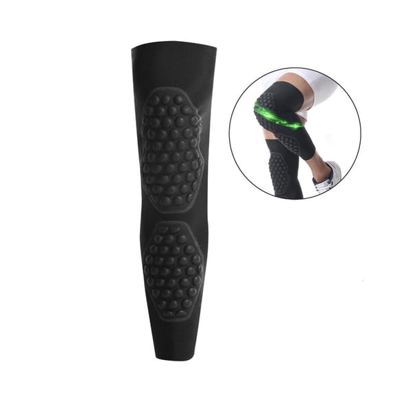 YIGSECU Football Shins Guard Soccer Calfs Anti-slip Compression Leg Sleeve Calfs Support