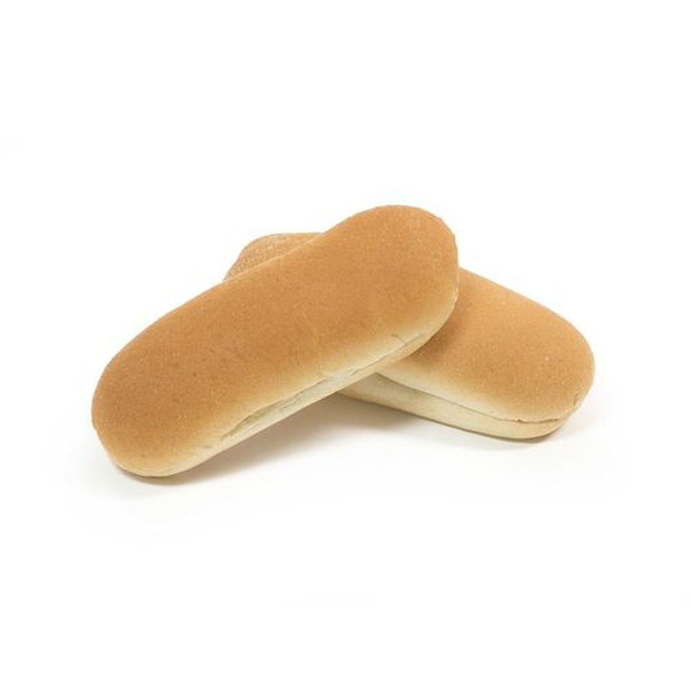Rotellas Italian Bakery 6 inch White Solid Hoagie, 6 count -- 6 per case
