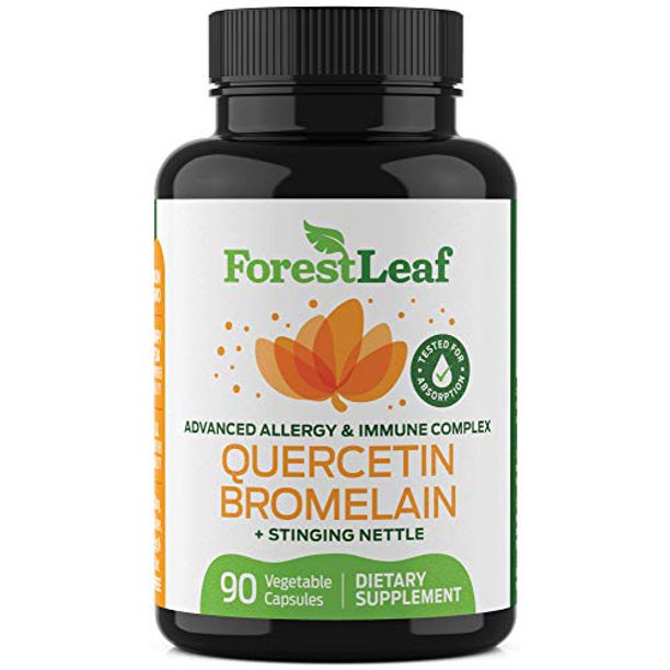 Advanced Sinus and Allergy Supplement - Quercetin Bromelain with ...