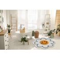 thumbnail image 3 of IFENG Alfombra de cara sonriente con girasol, bonita alfombra de baño, decoración de baño, alfombrilla absorbente para bañera, súper suave y esponjosa, lavable a máquina, 31.5 pulgadas, 3 of 5