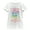 White, variant on Girl's Marvel Captain Marvel Rainbow Kree  Graphic Tee White Medium
