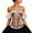 Coffee, variant on Molidfa Women's Off Shoulder Short Sleeve Floral Lace Ruffle Corset Bustier Tie Front Formal Top