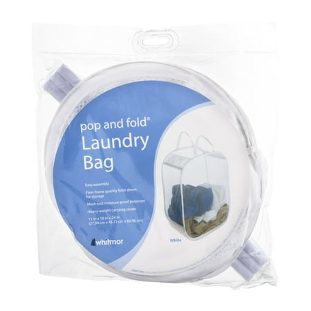 Whitmor Pop and Fold Laundry Bag, 1.0 CT