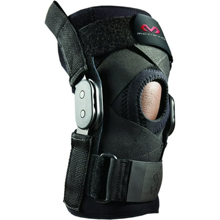UPC 029369087736 product image for McDavid Level 3 Knee Brace w/Polycentric Hinges & Cross Straps - Black | upcitemdb.com