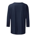 thumbnail image 4 of Women 4th of July Gift T Shirt Casual Short Sleeve American Proud T-Shirt Tops, 4 of 4