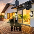 thumbnail image 5 of Modern Motion Sensor Outdoor Wall Lights 2 Pack 15" Exterior Wall Sconce Waterproof Porch Light, 5 of 7
