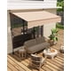 thumbnail image 2 of Yeshouse Toldo retrácmanual, toldo de Patio de 118 "x118" protección solar Exterior Exterior al aire libre, ángulo y altura regulable toldo retrácprotección UV para cualquier ventana o puerta, 2 of 7
