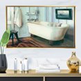thumbnail image 3 of Cottage old-fashioned Bathroom II - Traditional Bathroom Framed Canvas, 3 of 3