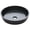 Black, variant on Vinnova Ferrol 16.5-inch White Glass Round Bathroom Vanity over-mounted Vessel Sink Bowl