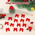 thumbnail image 5 of 500pcs Red Mini Ribbon Bow Mini Fabric Satin Ribbon Flower Bows DIY Wedding Accessories Gift Box Ornament for Wedding Birthday Party Decoration, 5 of 6