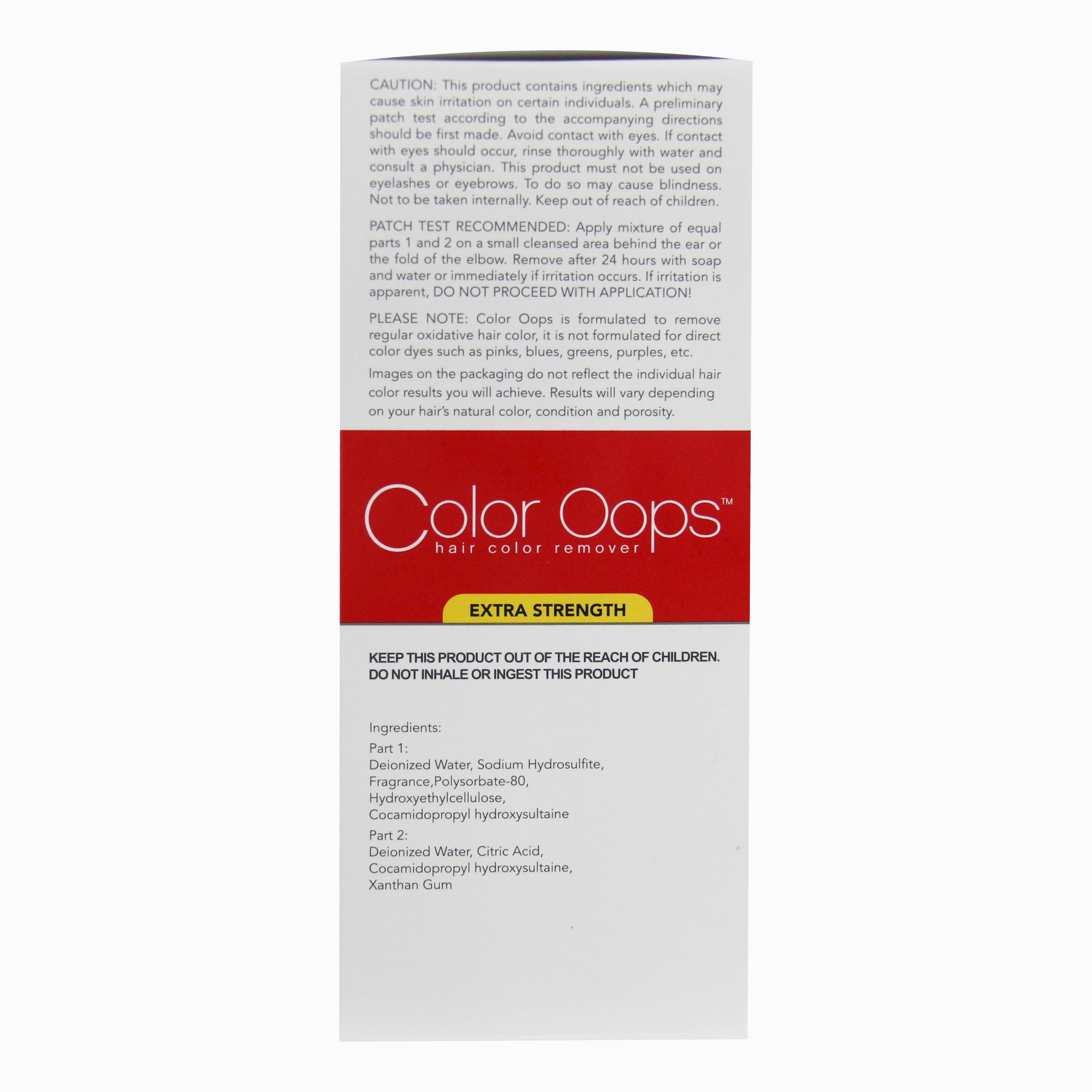  Color Oops Extra Conditioning Hair Color Remover, Pac :  Shampoo Color Remover : Beauty & Personal Care