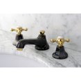 thumbnail image 2 of Kingston Brass NS4469BX Water Onyx  Widespread Lavatory Faucet Nickel/Brass, 2 of 6