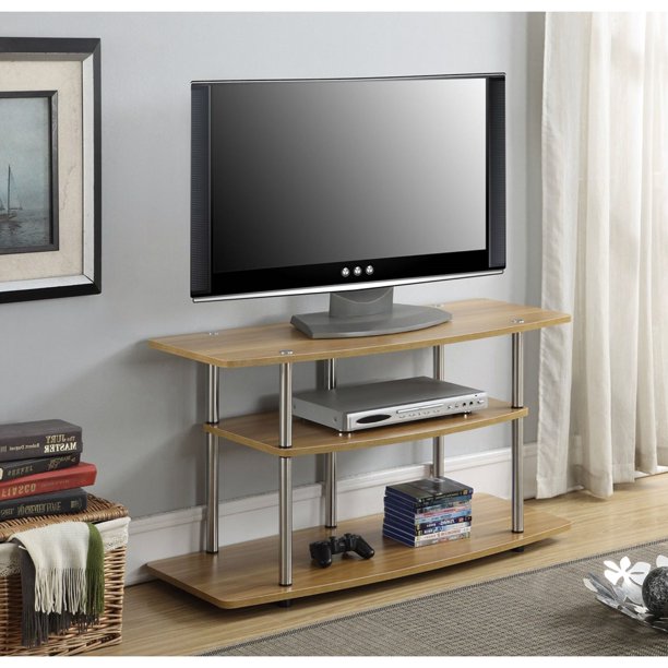 Modern Wood Metal TV Stand