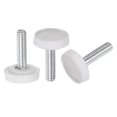thumbnail image 1 of Unique Bargains 30 Packs M4 x 18mm Boutons de Serrage à Vis Mâle Blanc, 1 of 5