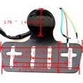 thumbnail image 2 of Retro Motorcycle Tail Brake Light For Cruiser Bobber Chopper Harley Honda CBR CB Kawasaki, 2 of 7