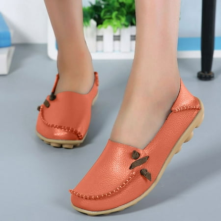 Daznico Womens Loafers Comfort Flats Shoes Womens Breathable Lace Up Shoes Flats Casual Shoes Size 9