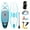 Maui Blue, variant on Solstice Watersports Islander 11' Inflatable Stand-Up Paddle Board Kit,Teal