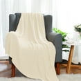 thumbnail image 2 of Unique Bargains Soft 100% Cotton Cross Cable Knit Throw Blanket For Sofa Couch Bed Home Bedding, 2 of 10