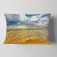 thumbnail image 2 of Designart 12" x 20" Sea & Shore Polyester Throw Pillow, 2 of 5