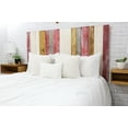 thumbnail image 6 of Barn Walls Country Mix Signature Design, Multicolored Solid Wood Headboard, Floating Panels, Wall Mount, Adjustable Height, Easy Assembly, King Size, 6 of 10
