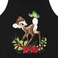 thumbnail image 3 of Disney Bambi - Christmas - Botanical Butterfly - Men's Jersey Tank Top, 3 of 5